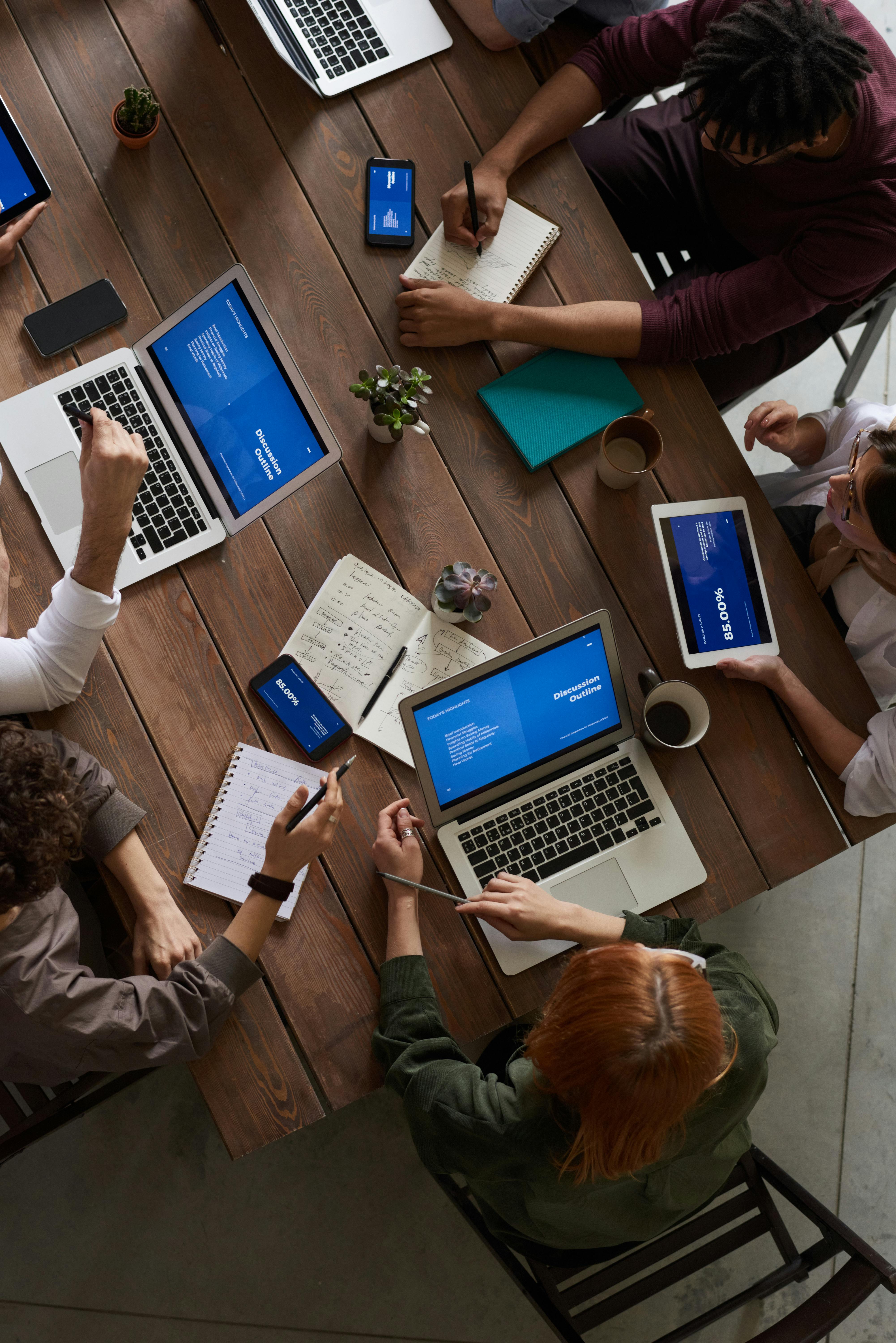 Collaboration Table Topdown